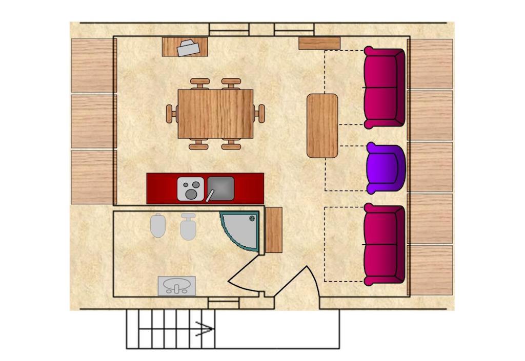 Chalet Presanella Temu Bilik gambar